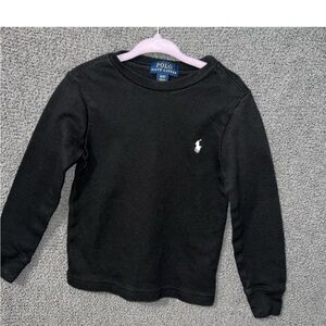 Polo by Ralph Lauren Kids Black Long Sleeve Tee